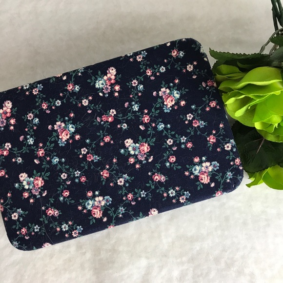 🎈SOLD🎈blue & soft pink jewelry box gold edge - Picture 3 of 4