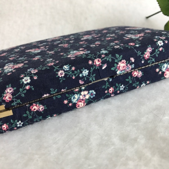 🎈SOLD🎈blue & soft pink jewelry box gold edge - Picture 4 of 4