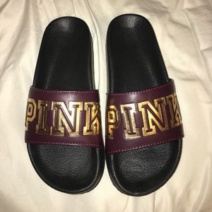 Purple and gold PINK sliders