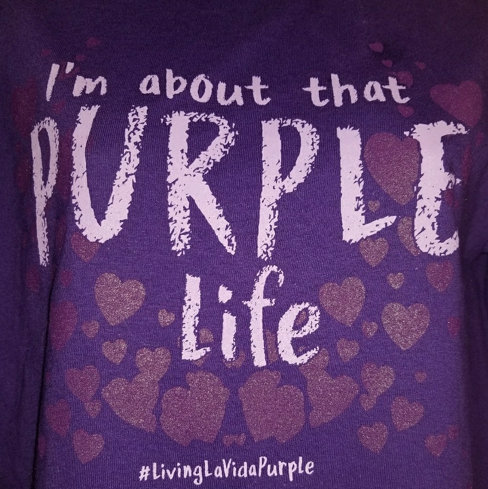 PURPLE LOVERS TEE - Picture 5 of 5