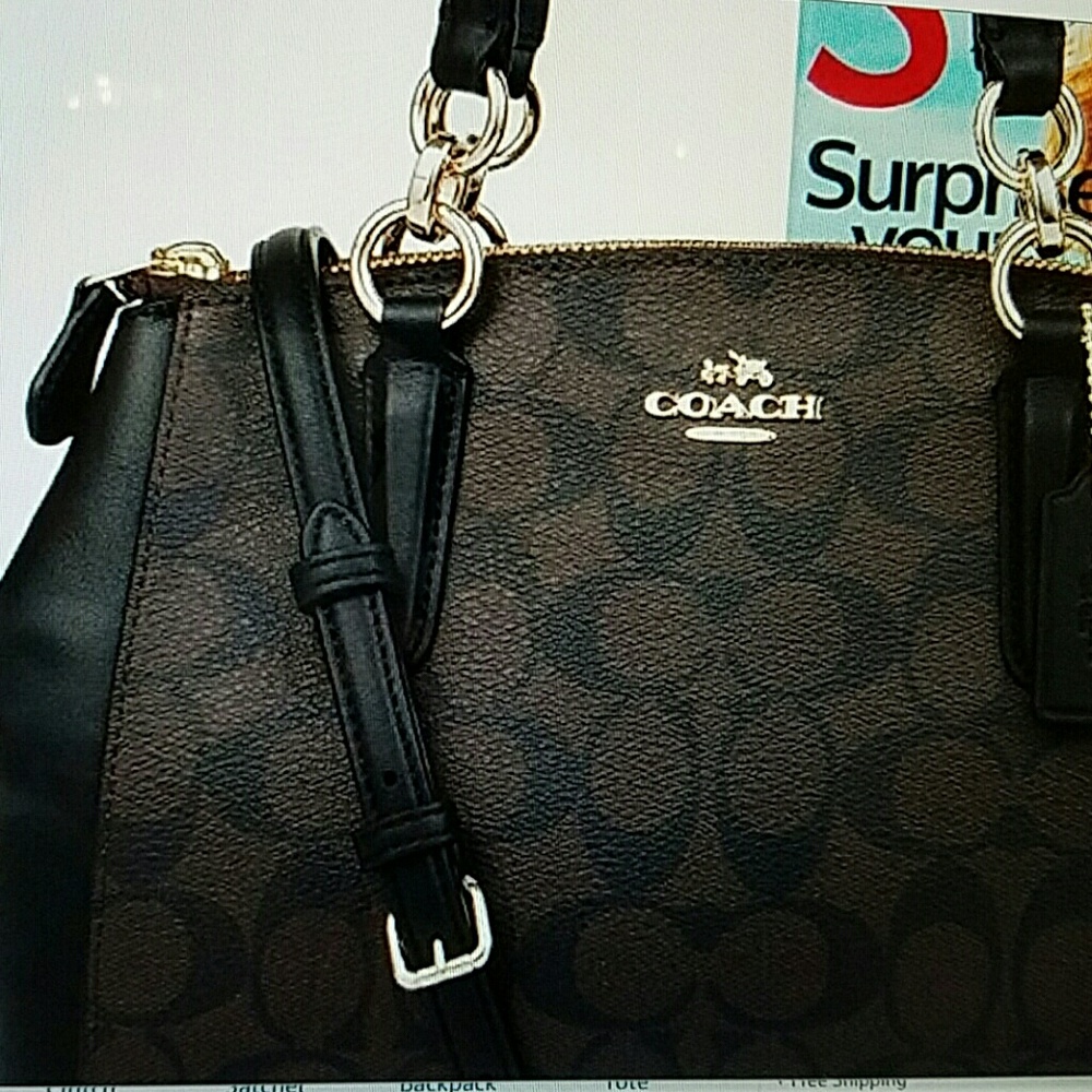 Coach leather bag