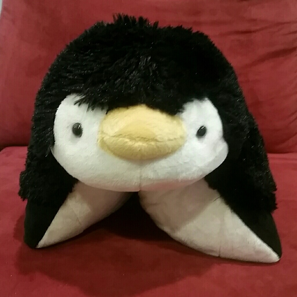 Y2K Penguin Pillow Pet Full size NEW soft First Run