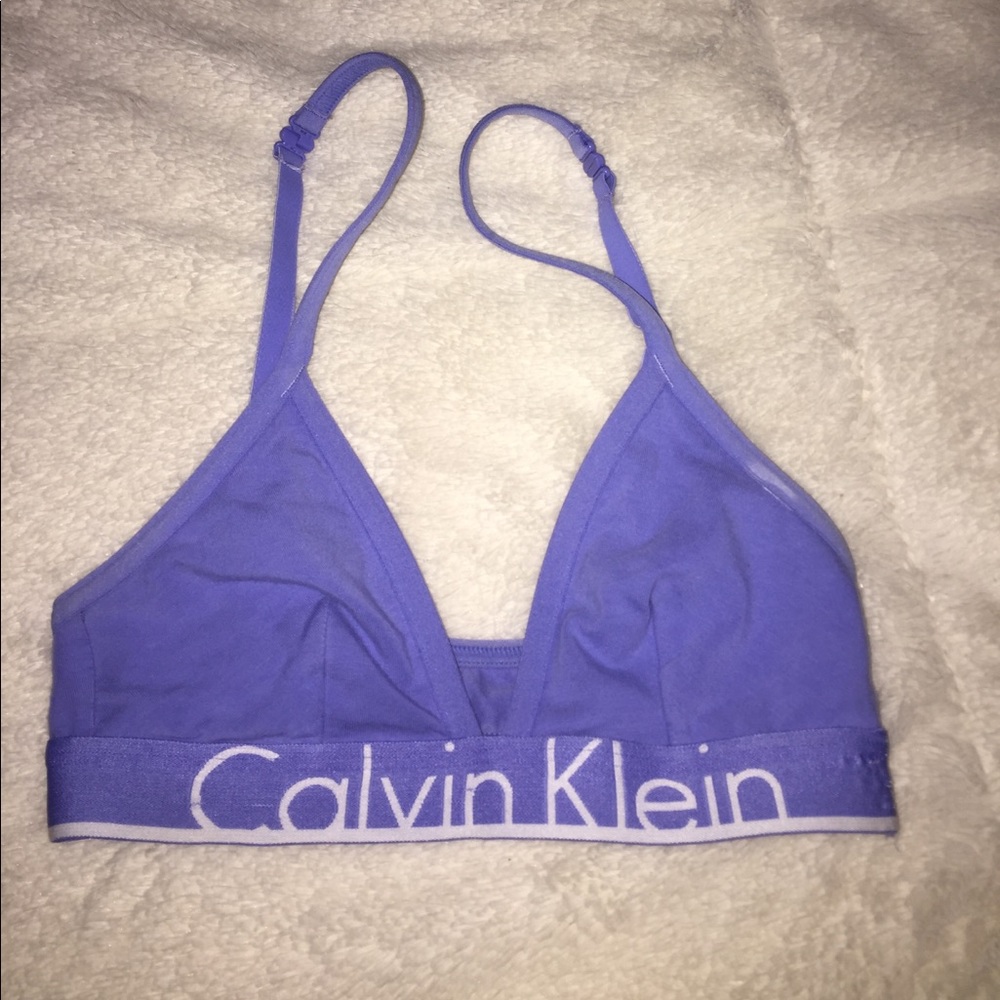 Blue sports bra CALVIN KLEIN