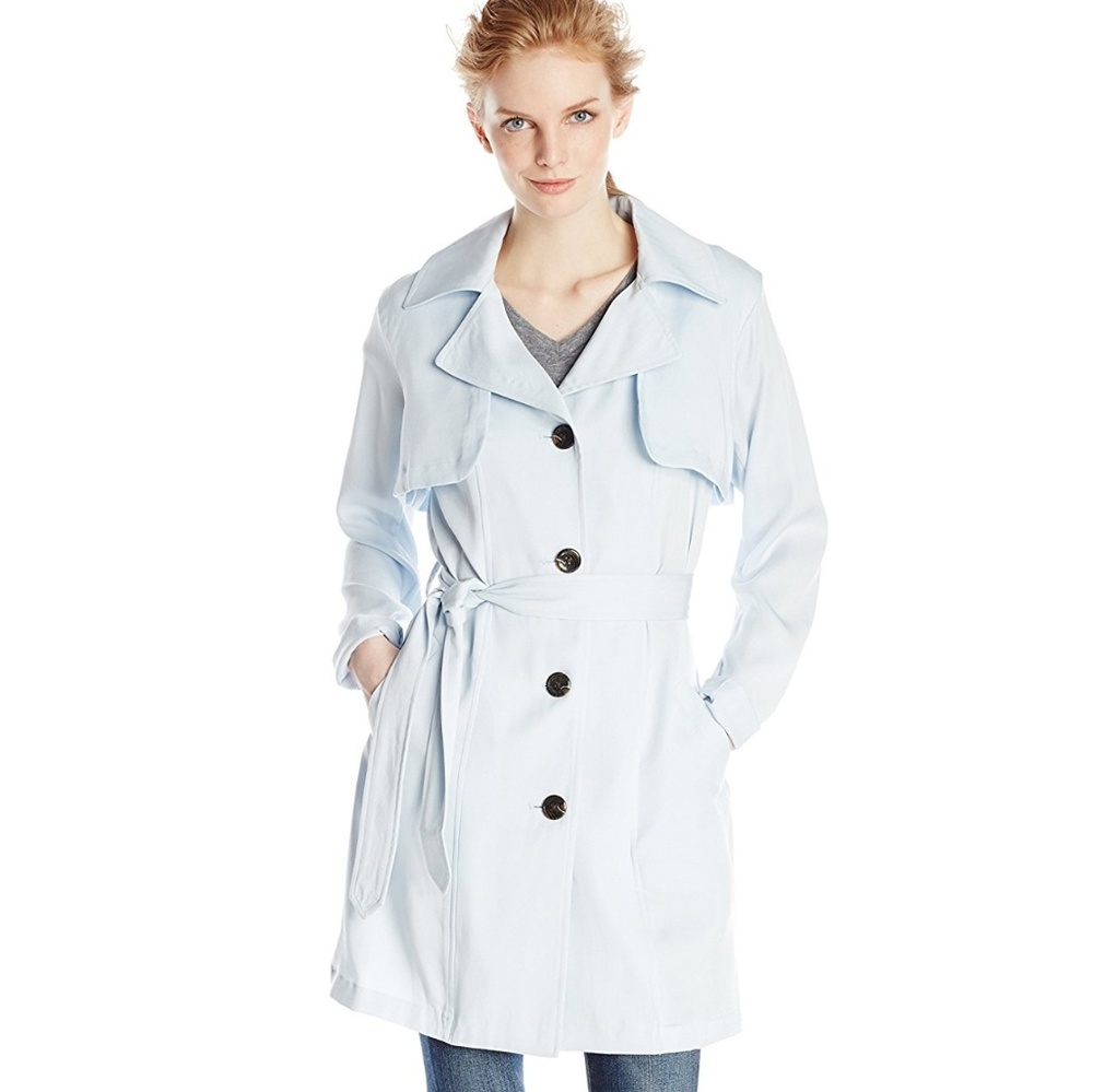 Vince Camuto Single Breasted Trench Coat