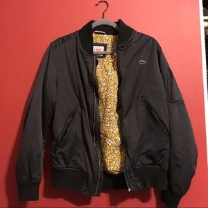 Black bomber jacket