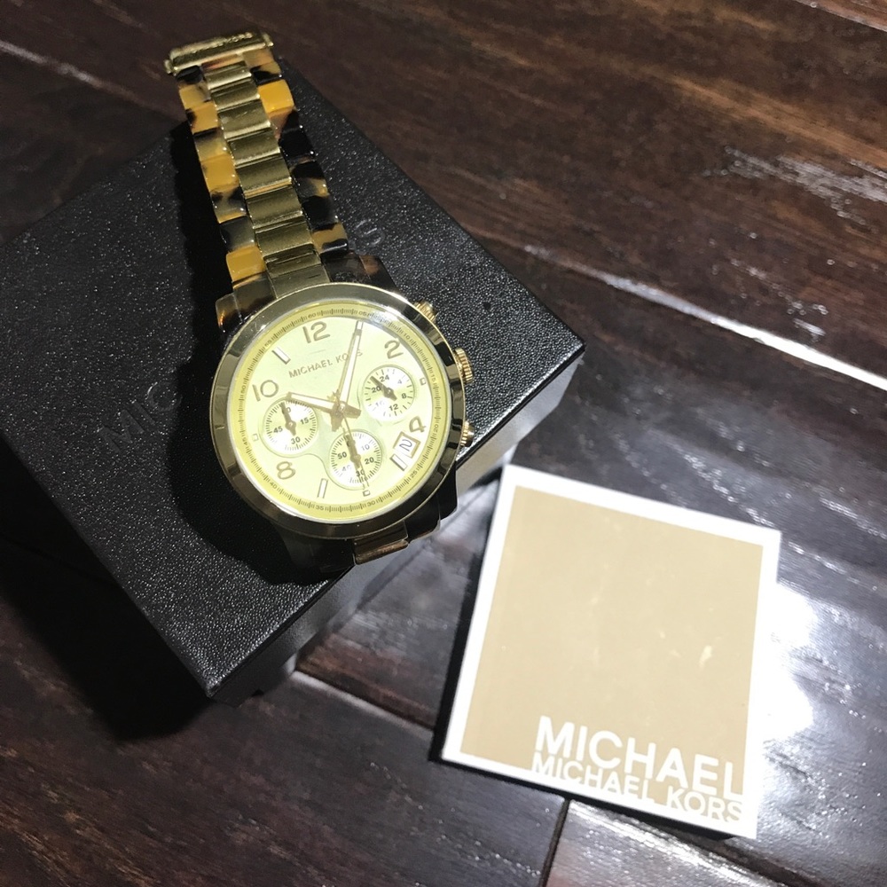 Michael Kors Tortoise Shell Watch