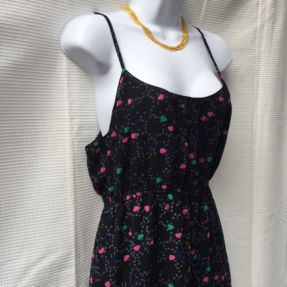 ⬇️ $65 I Love ❤️ Robson black dress  med hearts - Picture 4 of 8