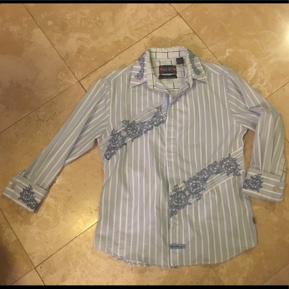 English Laundry Men’s Baby Blue Button Down - Picture 1 of 6