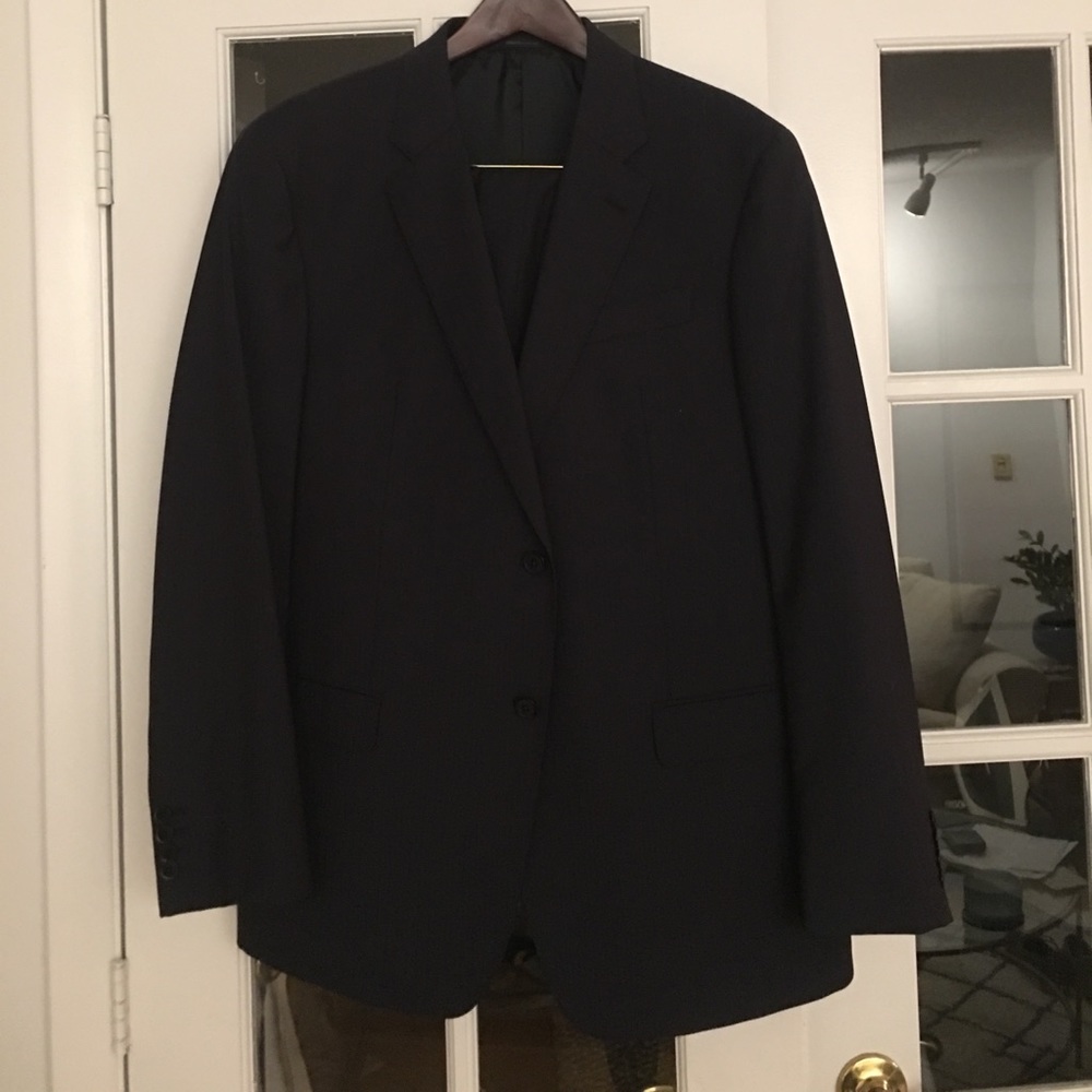 Armani navy blue suit