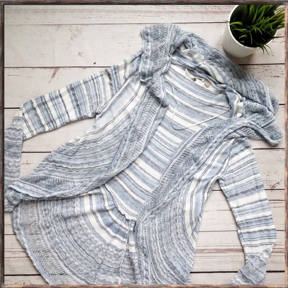 Anthropologie Sweaters - ANTHROPOLOGIE Knitted & Knotted Ruffle Cardigan S