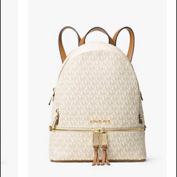 Michael Kors Rhea Medium backpack - Vanilla