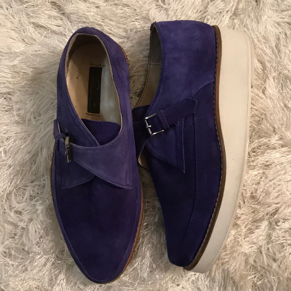 Blue wedge shoes💙