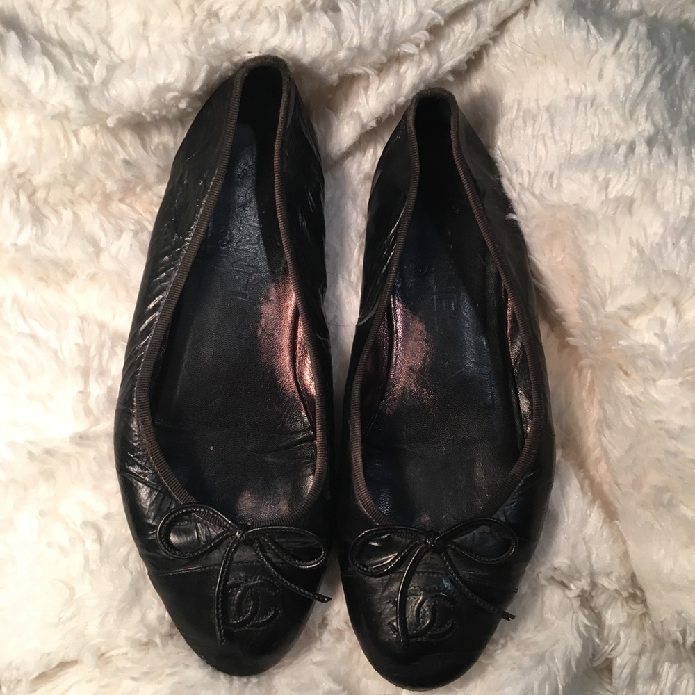 Vintage Handmade Chanel Flats