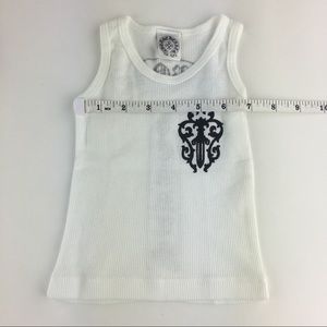 Chrome Hearts Tank Top White Sz 6 Extremely Small