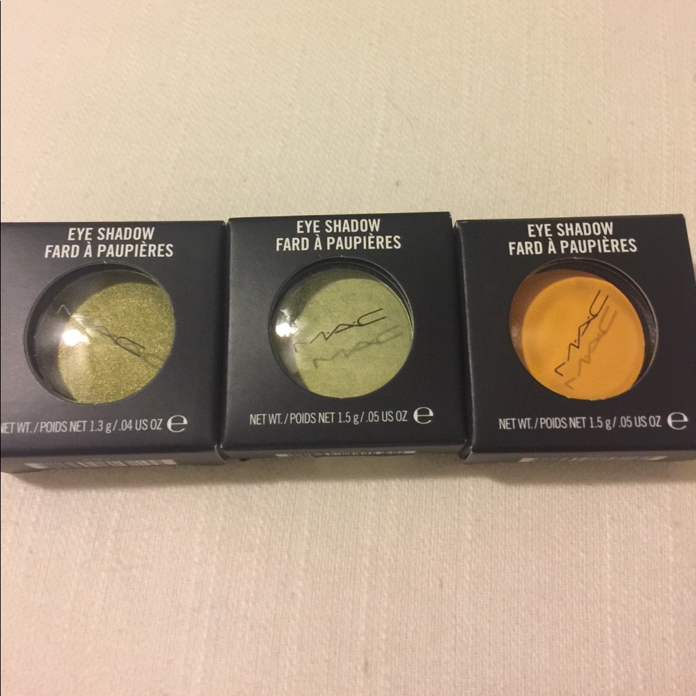 Mac cosmetics single eye shadows