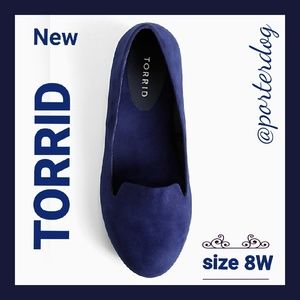 🆕️Torrid Faux Suede Micro Heel Loafers 8W