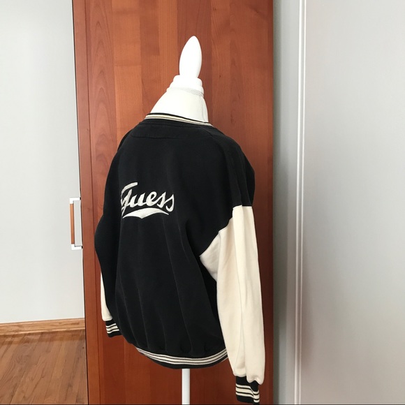 varsity jacket guess