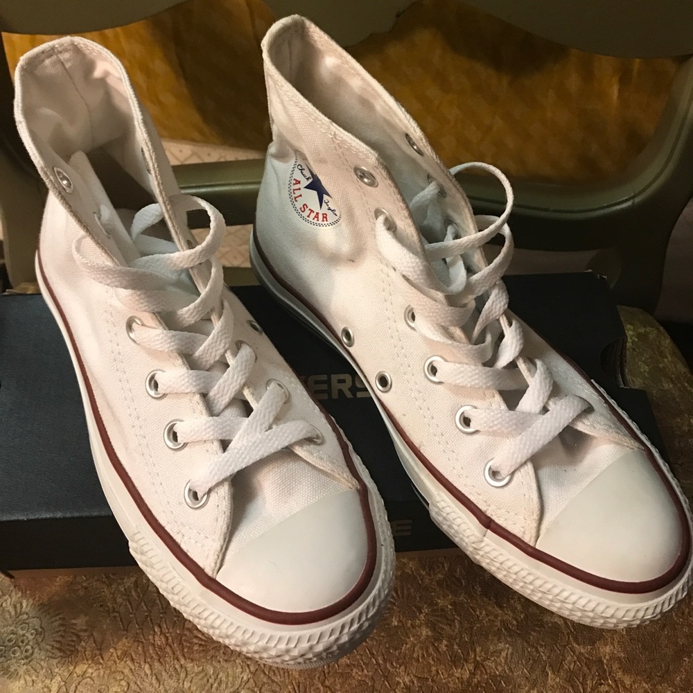 All star high optic white converse