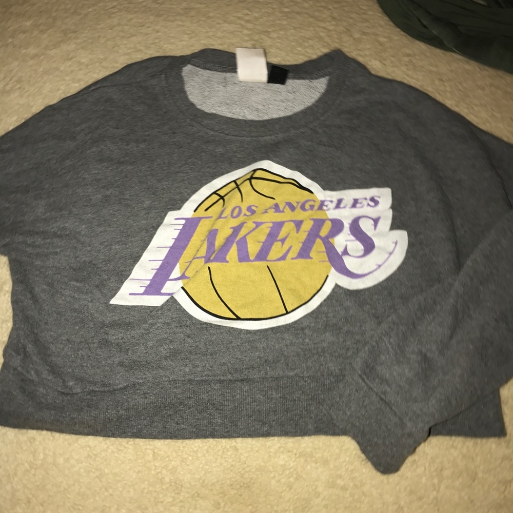 LA Lakers Cropped Sweater!