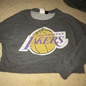 LA Lakers Cropped Sweater!