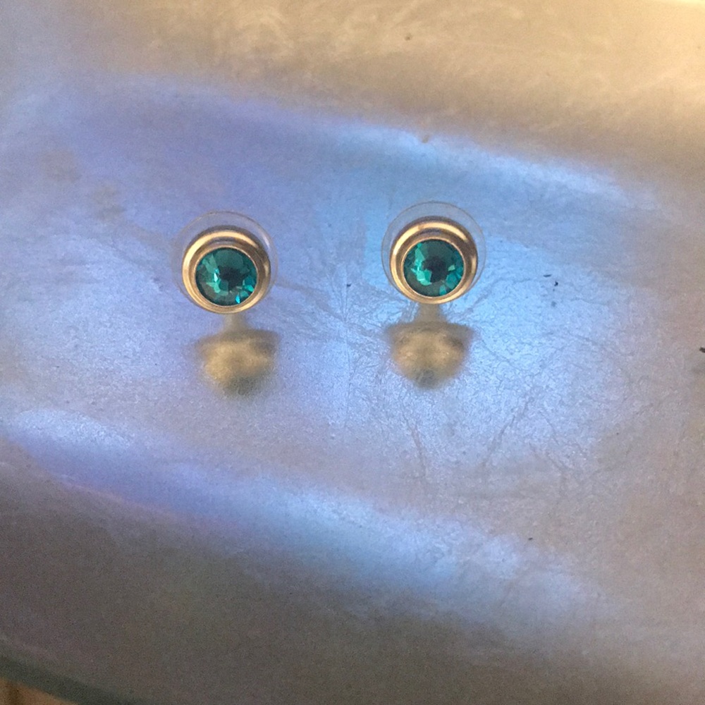 Alex & Ani turquoise stud earrings