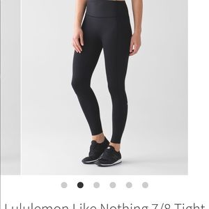 Lululemon like nothing tight