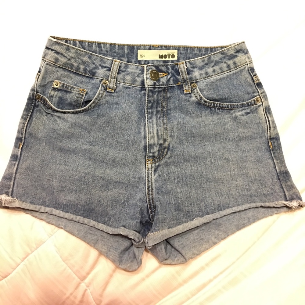 Topshop moto high waist