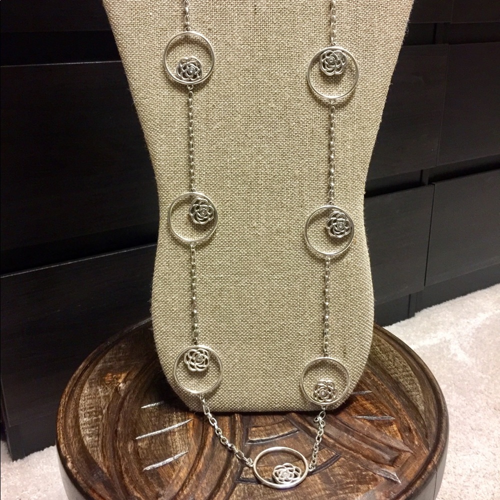 Long Rosette Brighton Necklace