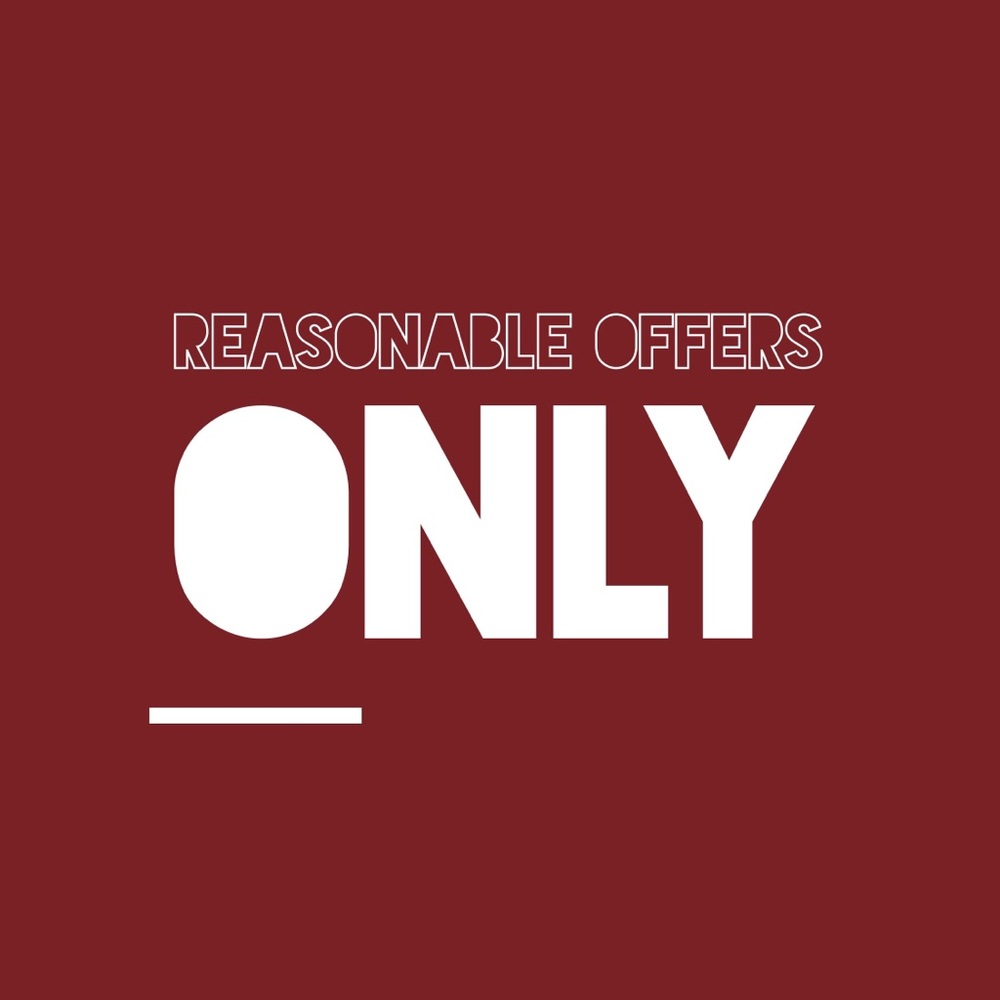 Reasonable offers acceptable