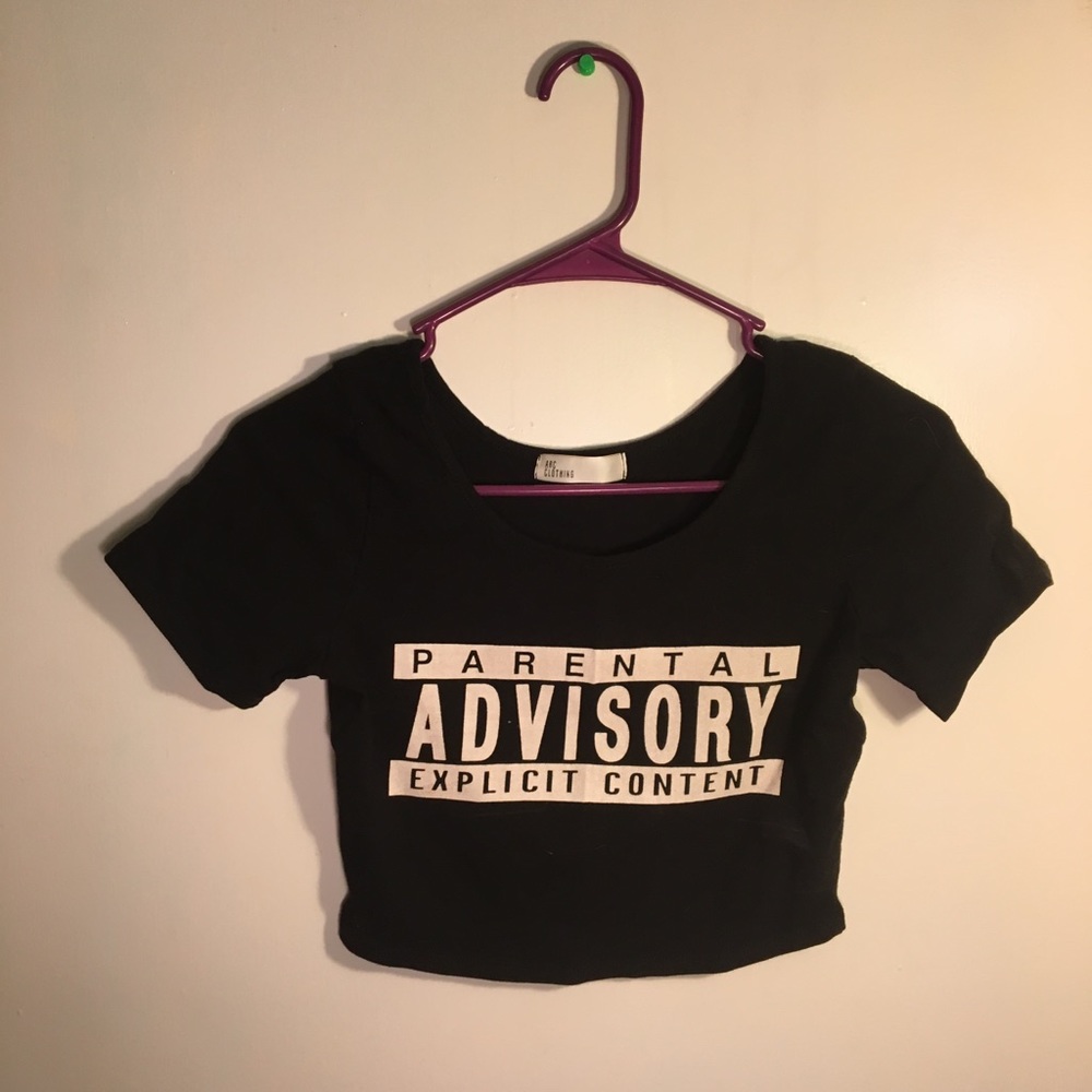 Graphic crop top