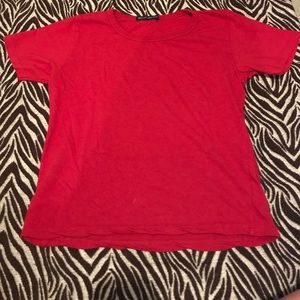 Red Brandy Melville tee shirt