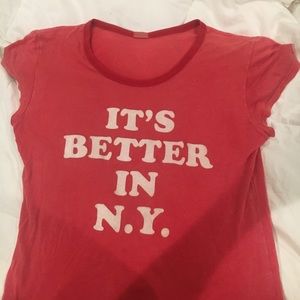 rare new york brandy melville tshirt