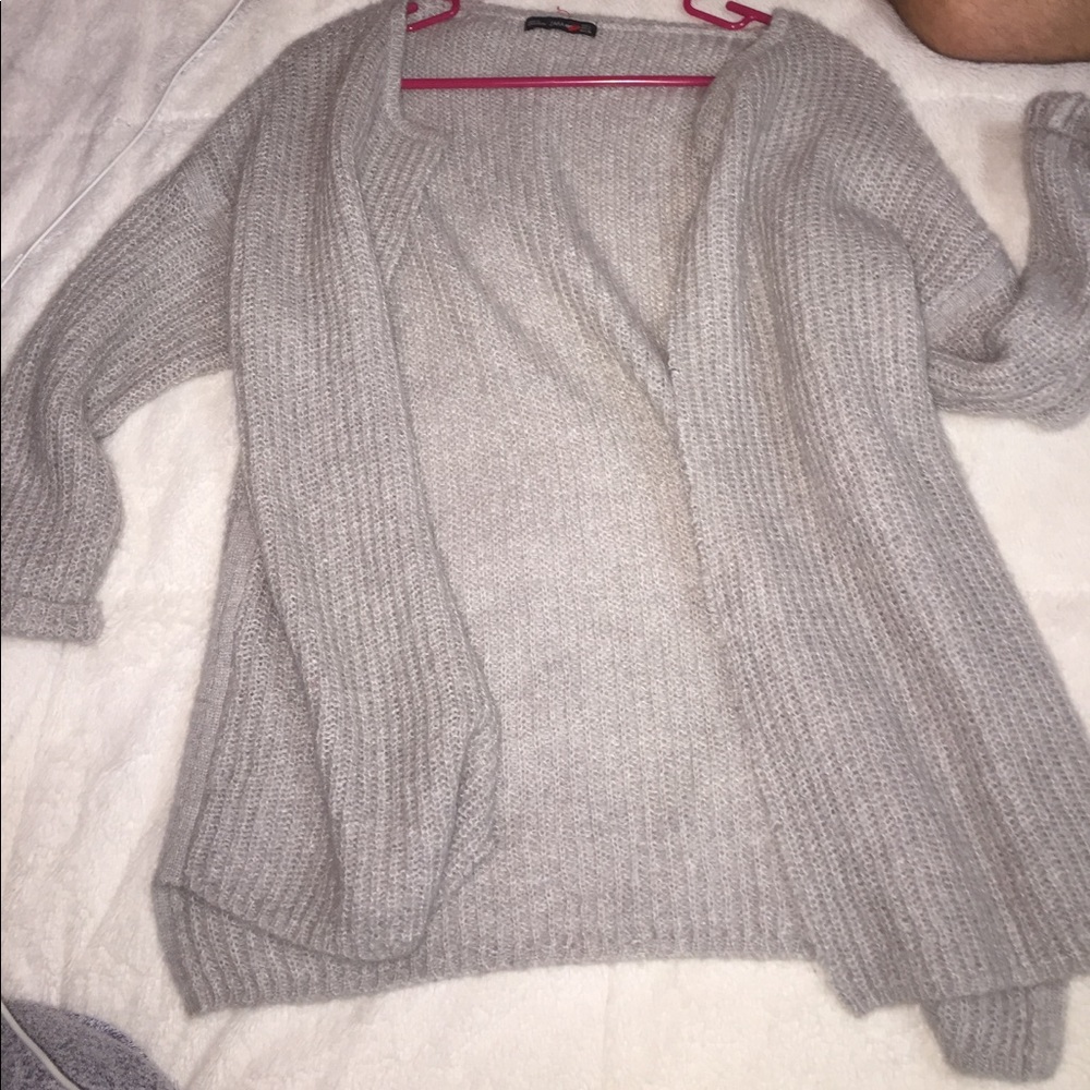 Grey Zara cardigan