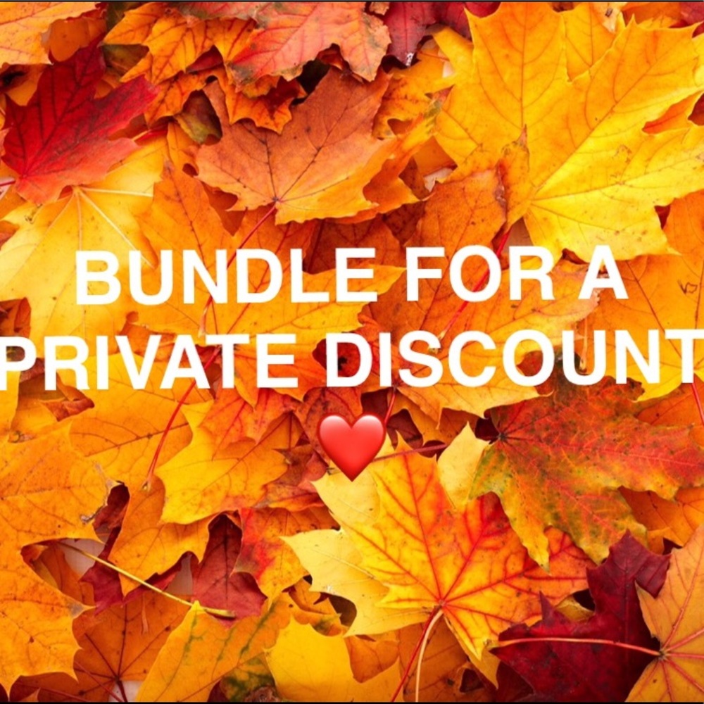 ❤ BUNDLE FOR A PRIVATE DISCOUNT ❤