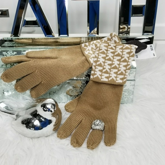 MICHAEL KORS GLOVES / MITTENS cream-tan - Picture 2 of 4