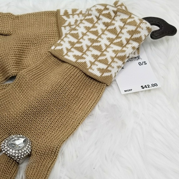 MICHAEL KORS GLOVES / MITTENS cream-tan - Picture 4 of 4