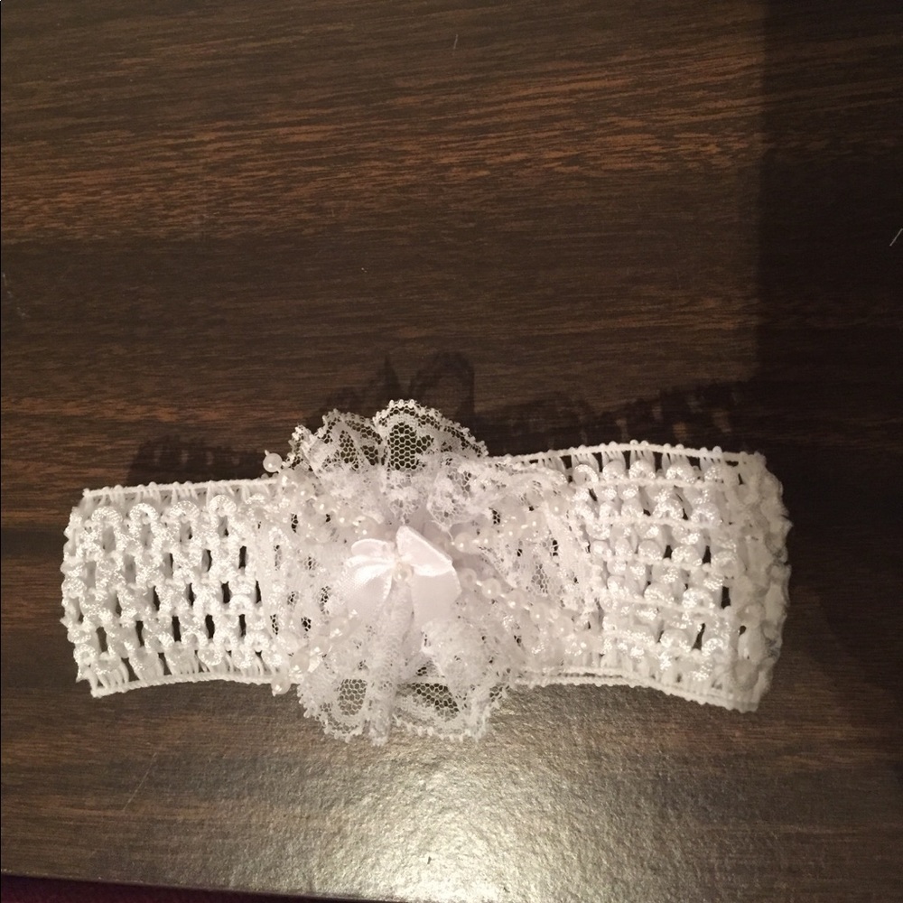 Handmade infant or young girl headband