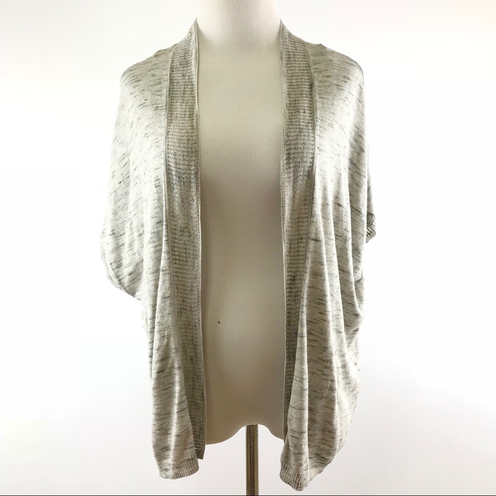 New Plus Size Cardigan XL Gray Top Stretch Knit - Picture 1 of 4