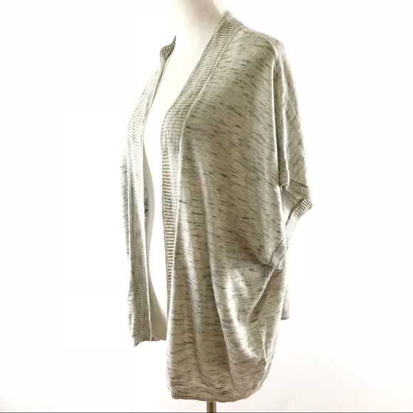 New Plus Size Cardigan XL Gray Top Stretch Knit - Picture 2 of 4