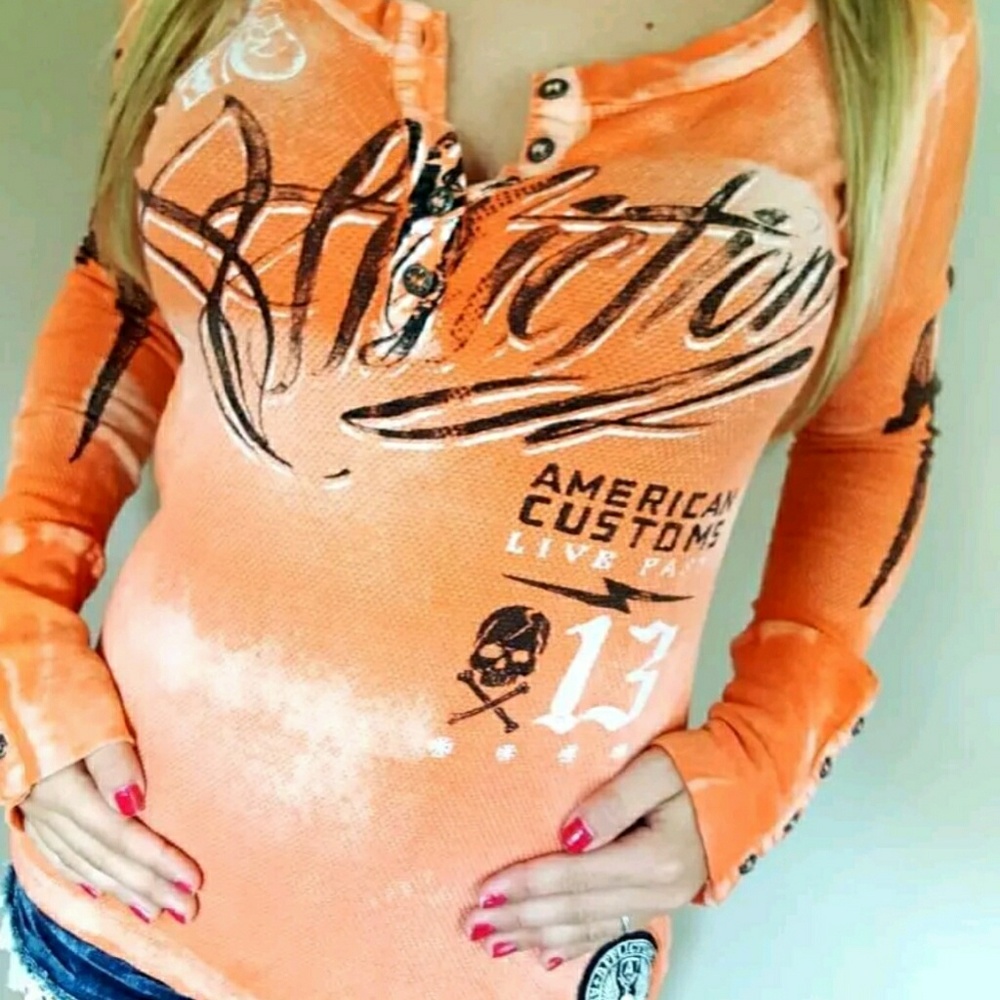 Affliction Button Shirt