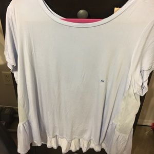 AEO soft & sexy T (periwinkle, despite photo)