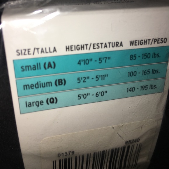 L’eggs Capri Control Top Large Black - Picture 4 of 4