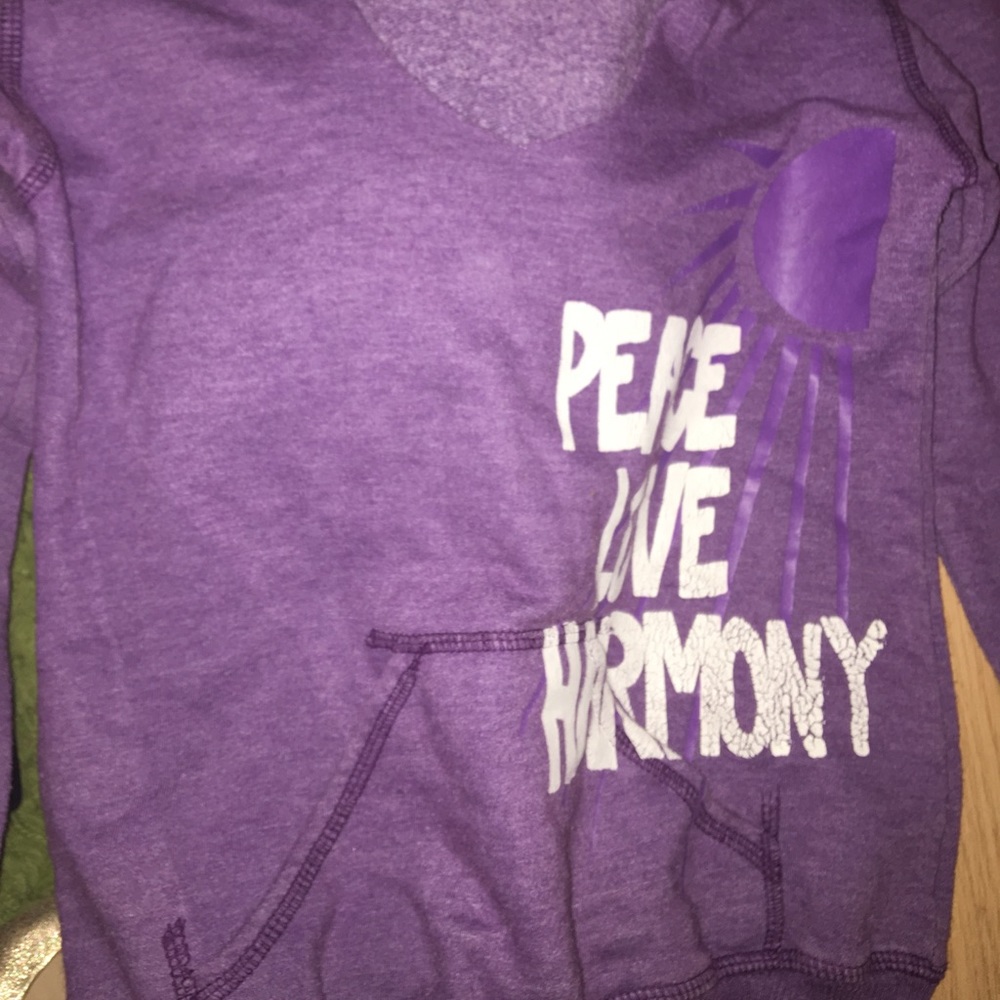 Girls size 10 purple sweater