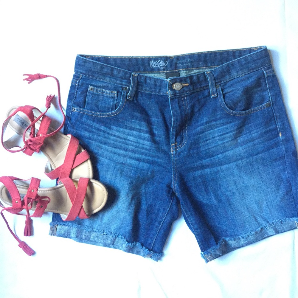 Denim shorts