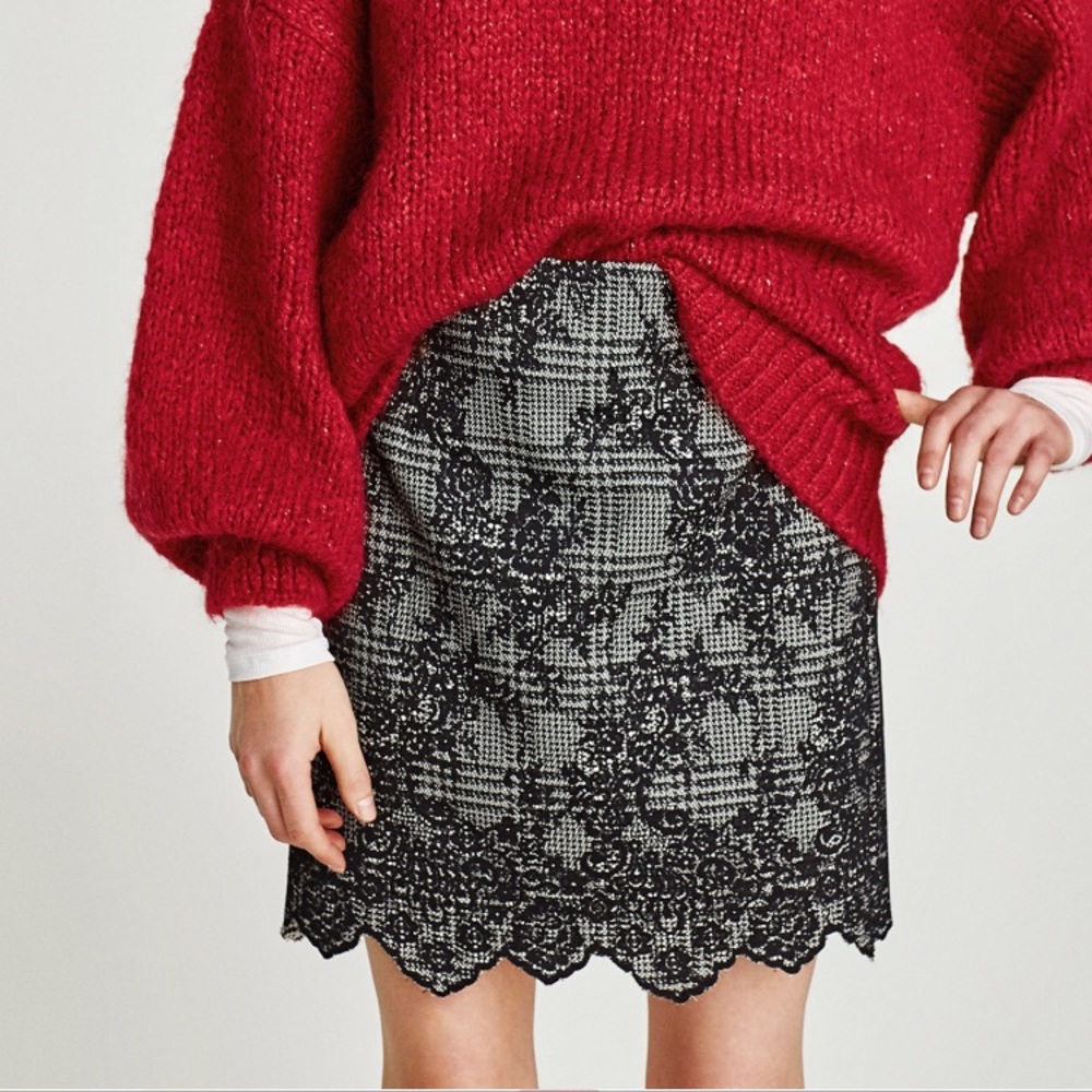 Zara lace skirt