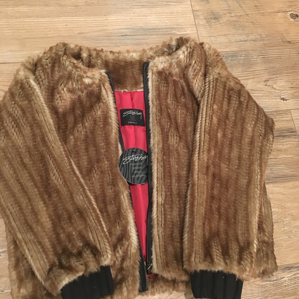 Stussy Women Fur Coat!!