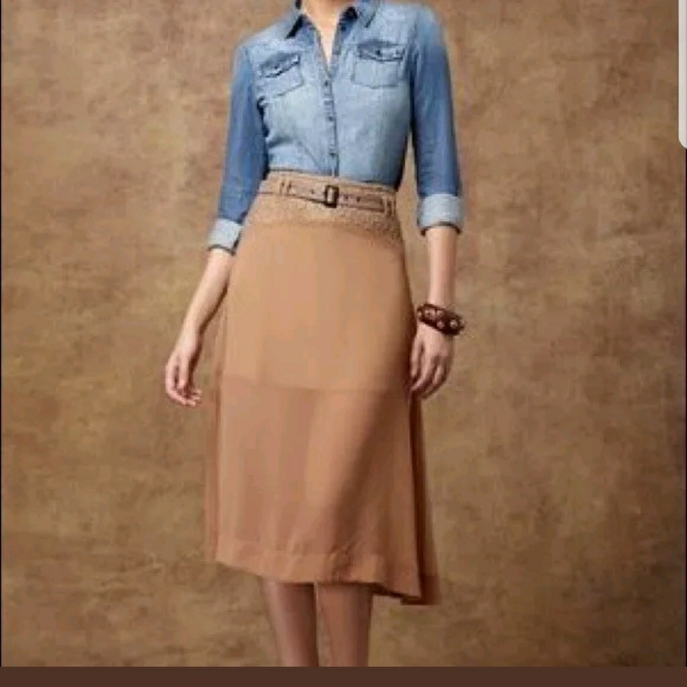 W118 by WALTER BAKER Sophie Skirt Small Beige