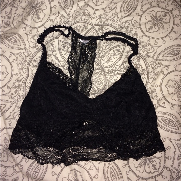 BLACK LACE BRALETTE - Picture 3 of 3