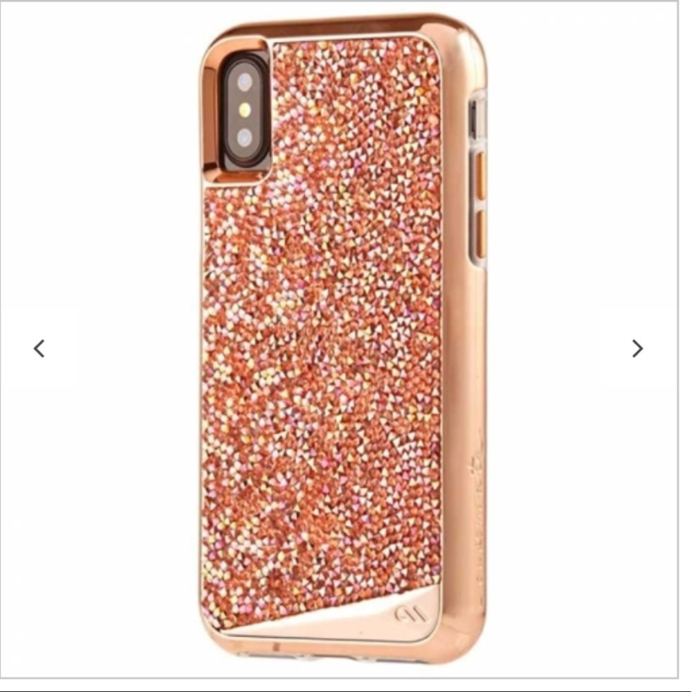 Case Mate iPhone X case rose gold
