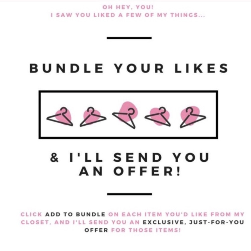Add a bundle & I️ will make an offer just for you!